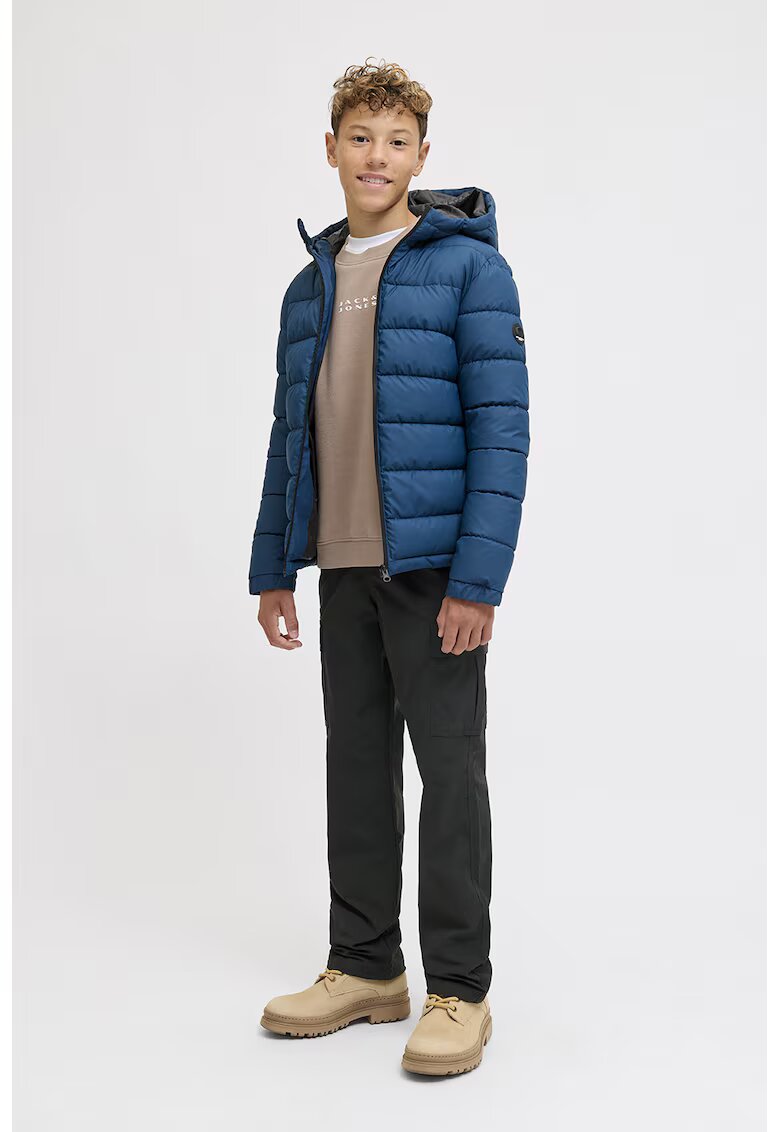 Jack & Jones Pantaloni cargo relaxed fit cu snur - Negru
