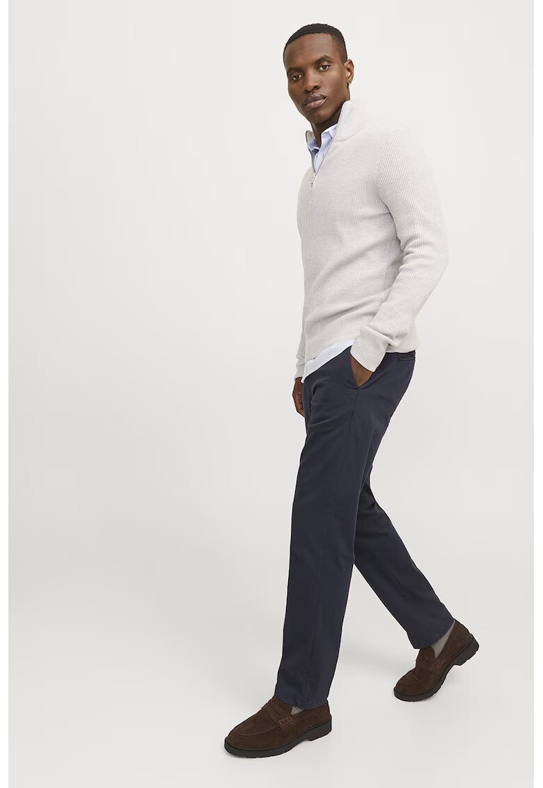Jack & Jones Pantaloni chino din amestec de bumbac - Albastru ultramarin