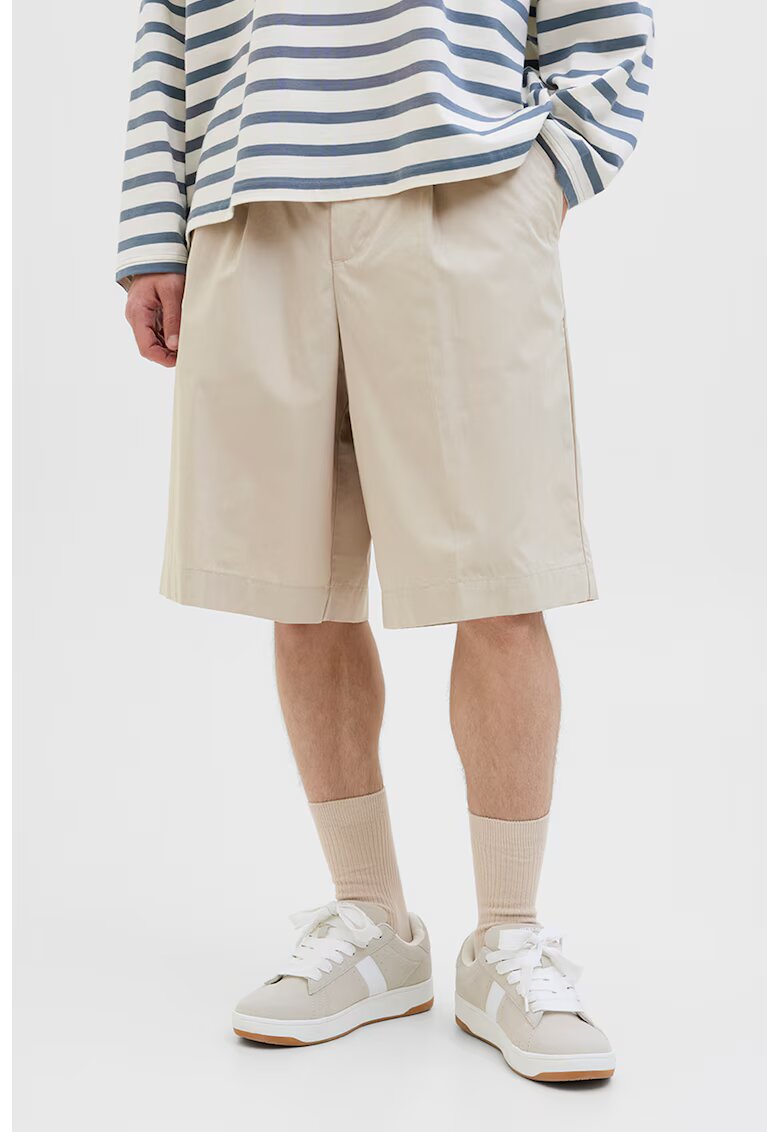 Jack  Jones Pantaloni chino scurti - Bej deschis