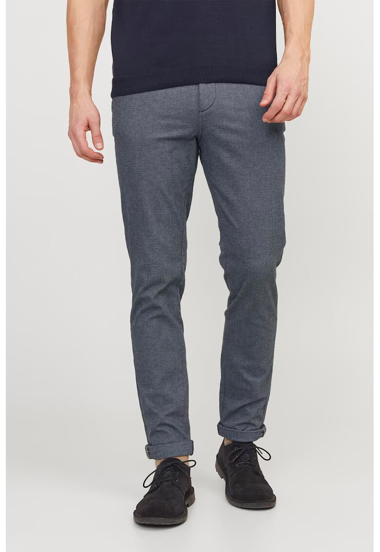Jack  Jones Pantaloni chino slim fit - Alb/Bleumarin