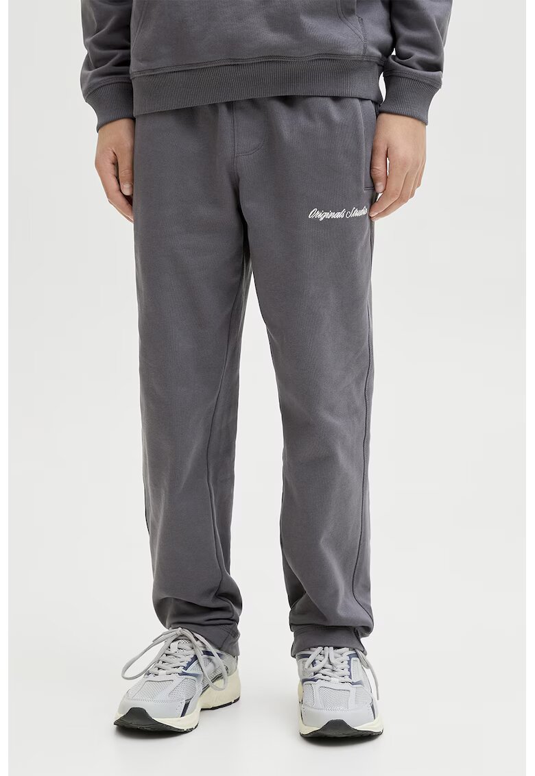 Jack & Jones Pantaloni de trening cu buzunare laterale - Gri inchis