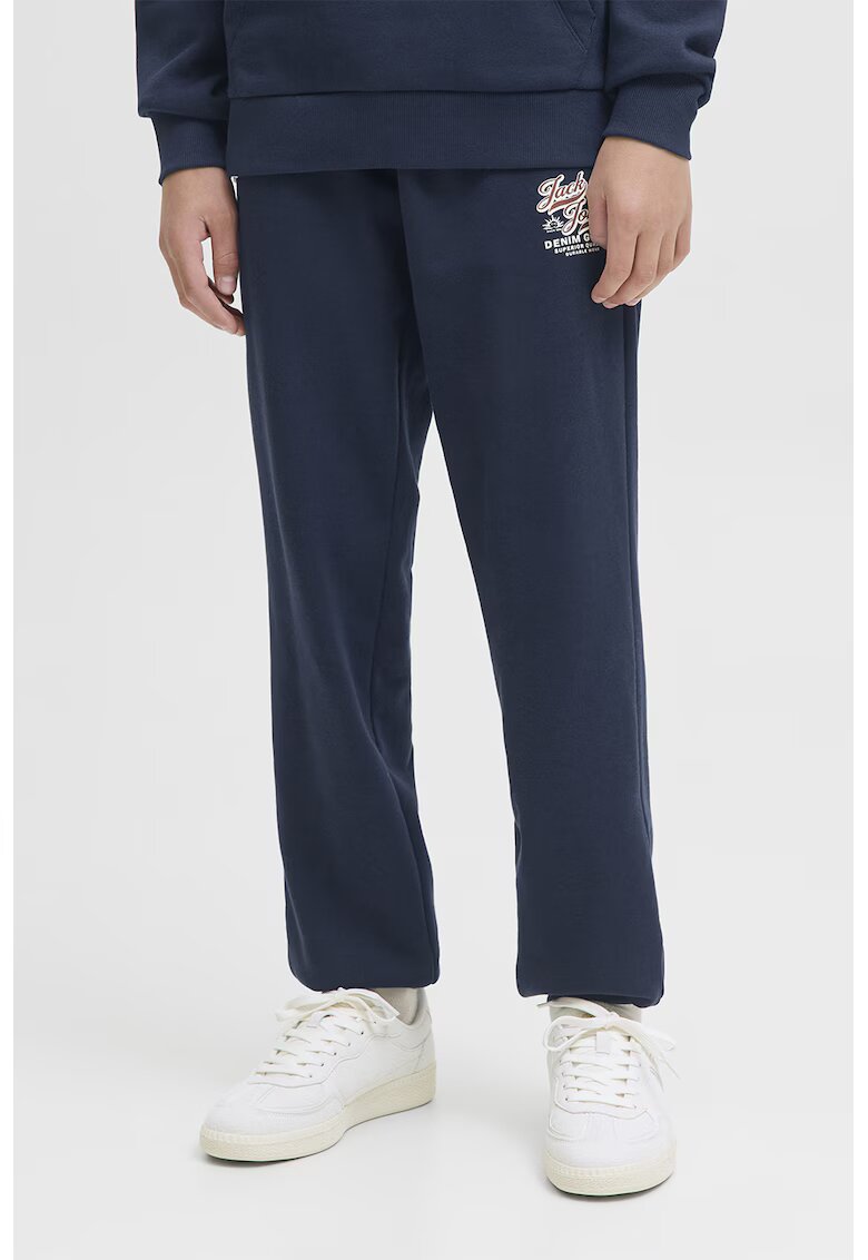 Jack  Jones Pantaloni de trening cu snur in talie - Albastru ultramarin