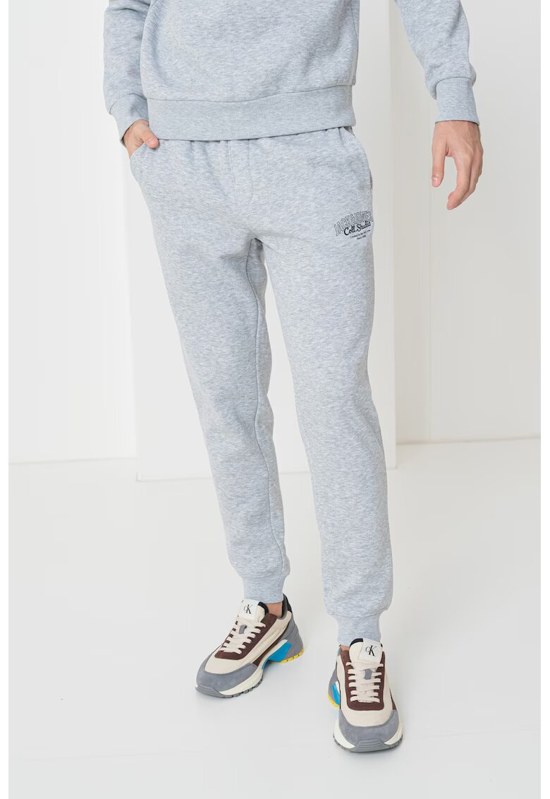 Jack & Jones Pantaloni de trening cu talie medie - Gri deschis melange