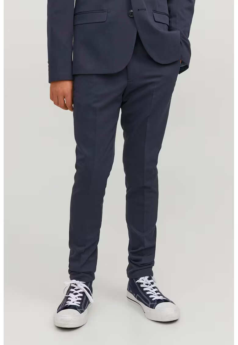 Jack  Jones Pantaloni eleganti cu talie medie - Albastru ultramarin