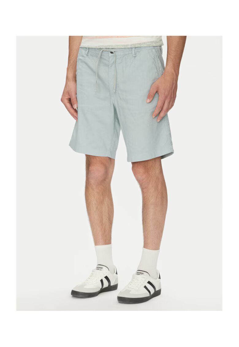Jack  Jones Pantaloni scurti barbati Jack Jones - 12274968 - Bumbac/In - Albastru deschis - Albastru deschis