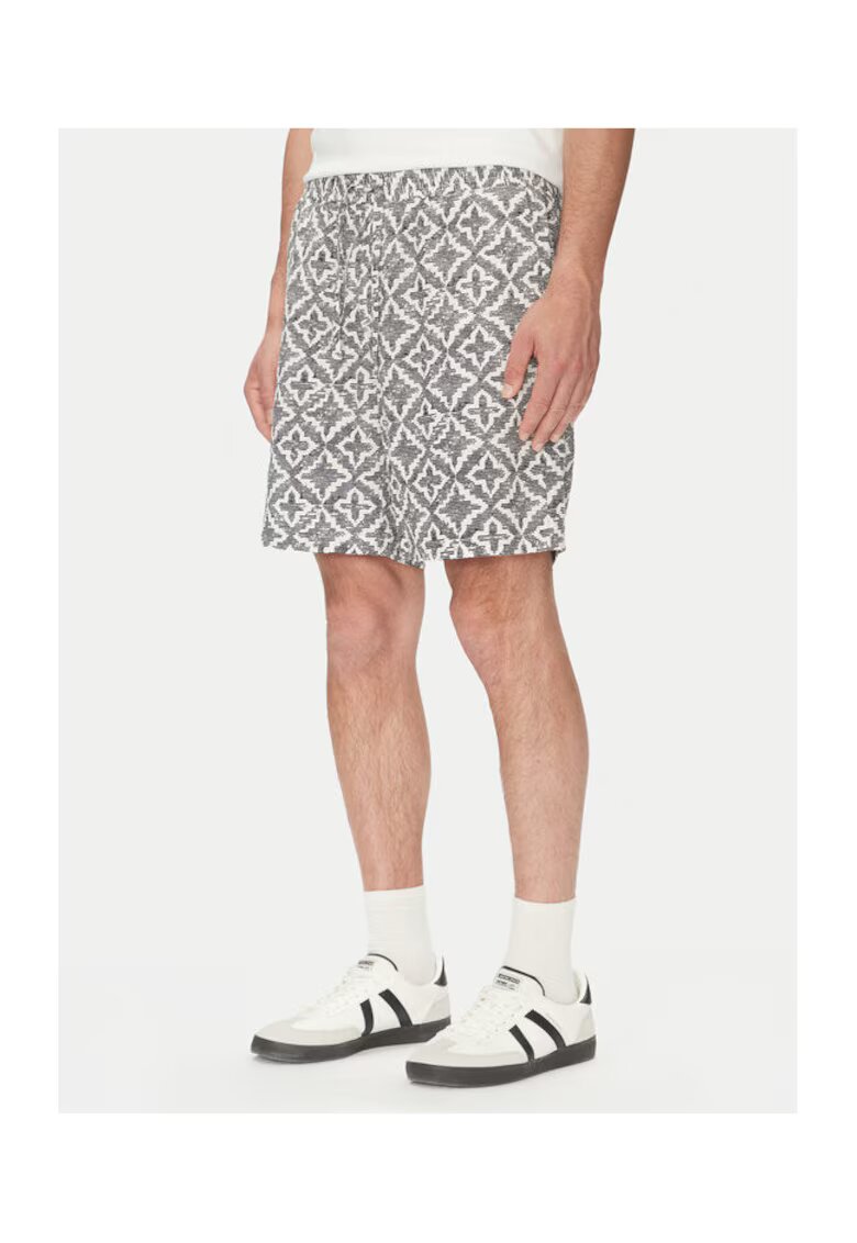Jack  Jones Pantaloni scurti barbati Jack Jones - 12277620 - Bumbac/Viscoza - Gri - Gri