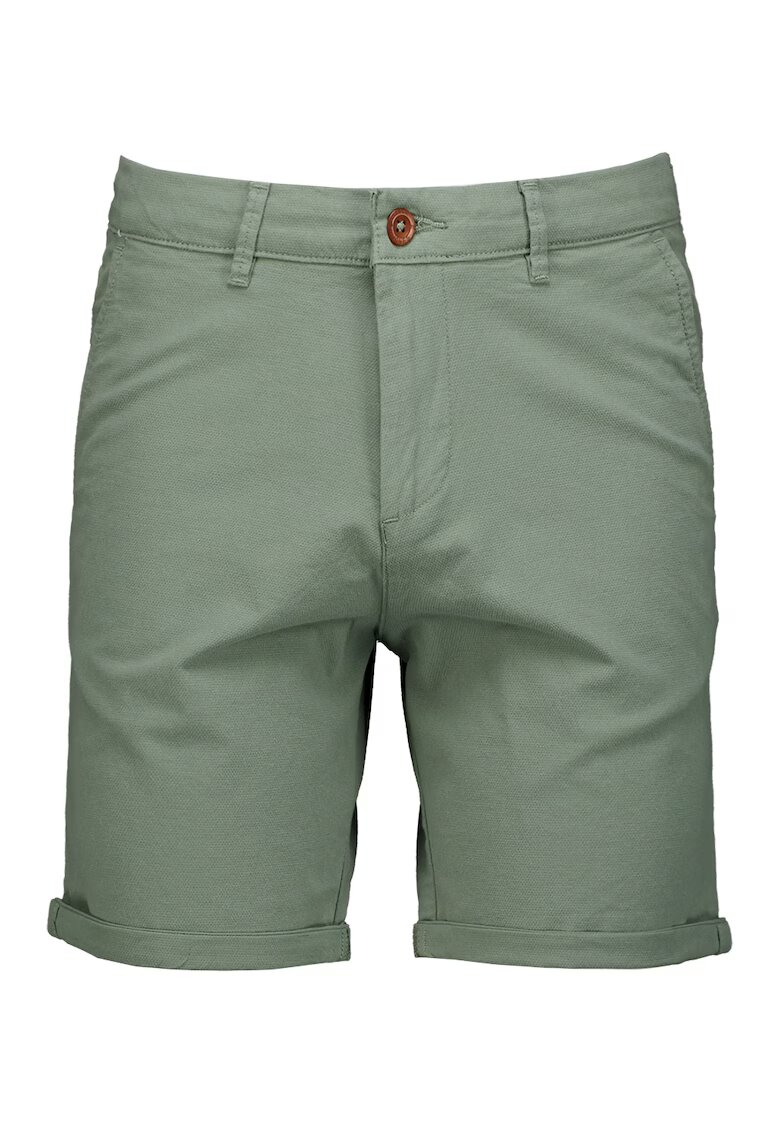 Jack  Jones Pantaloni scurti de bumbac cu buzunare oblice - Verde deschis