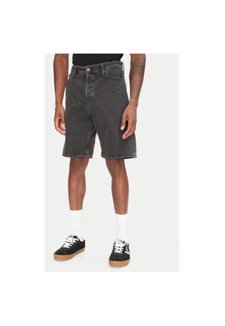 Jack  Jones Pantaloni scurti din denim barbati Jack Jones - 12269532 - Bumbac - Negru - Negru