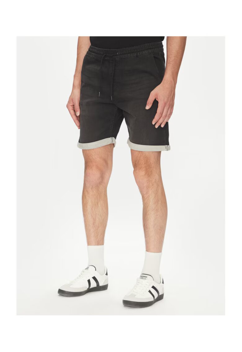 Jack  Jones Pantaloni scurti din denim barbati Jack Jones - 12269594 - Bumbac/Poliester - Negru - Negru