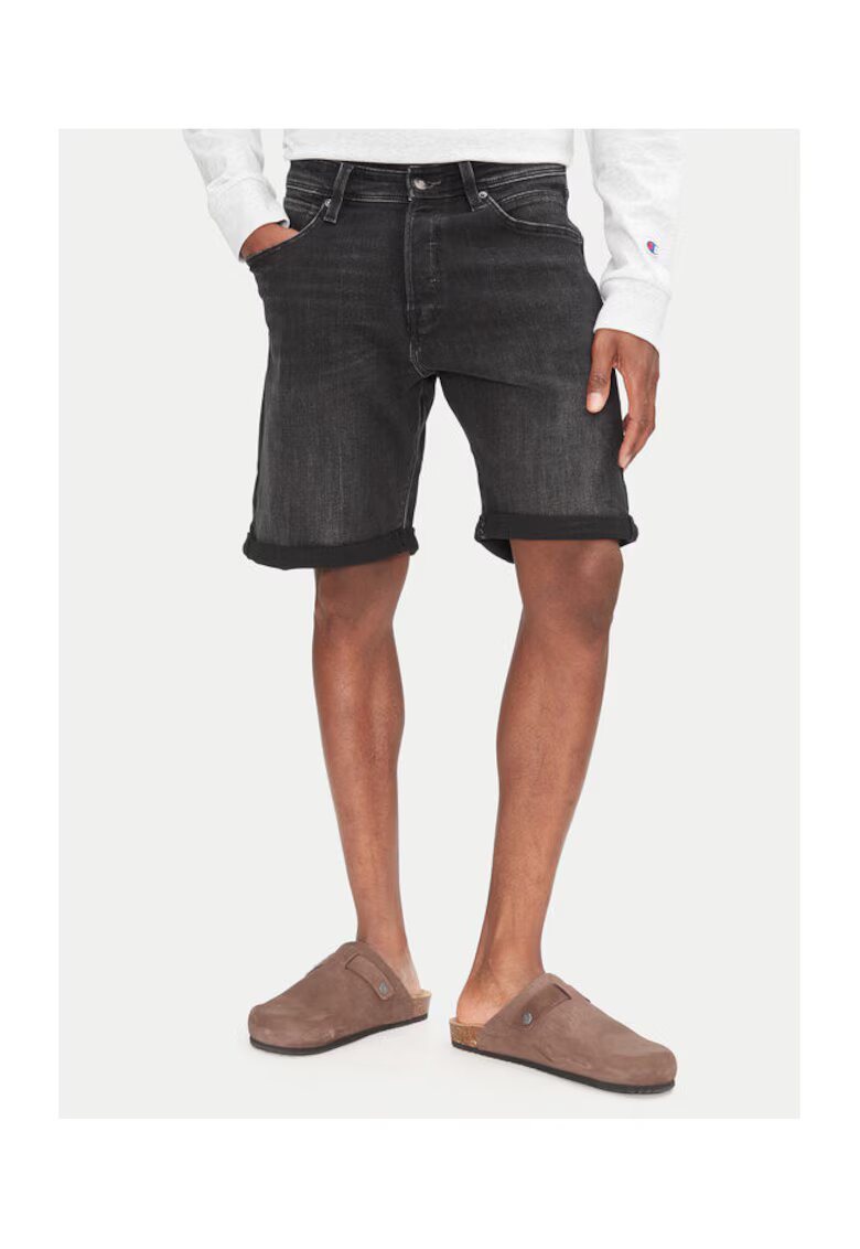 Jack  Jones Pantaloni scurti din denim barbati Jack Jones - 12269608 - Bumbac/Poliester reciclat - Negru - Negru