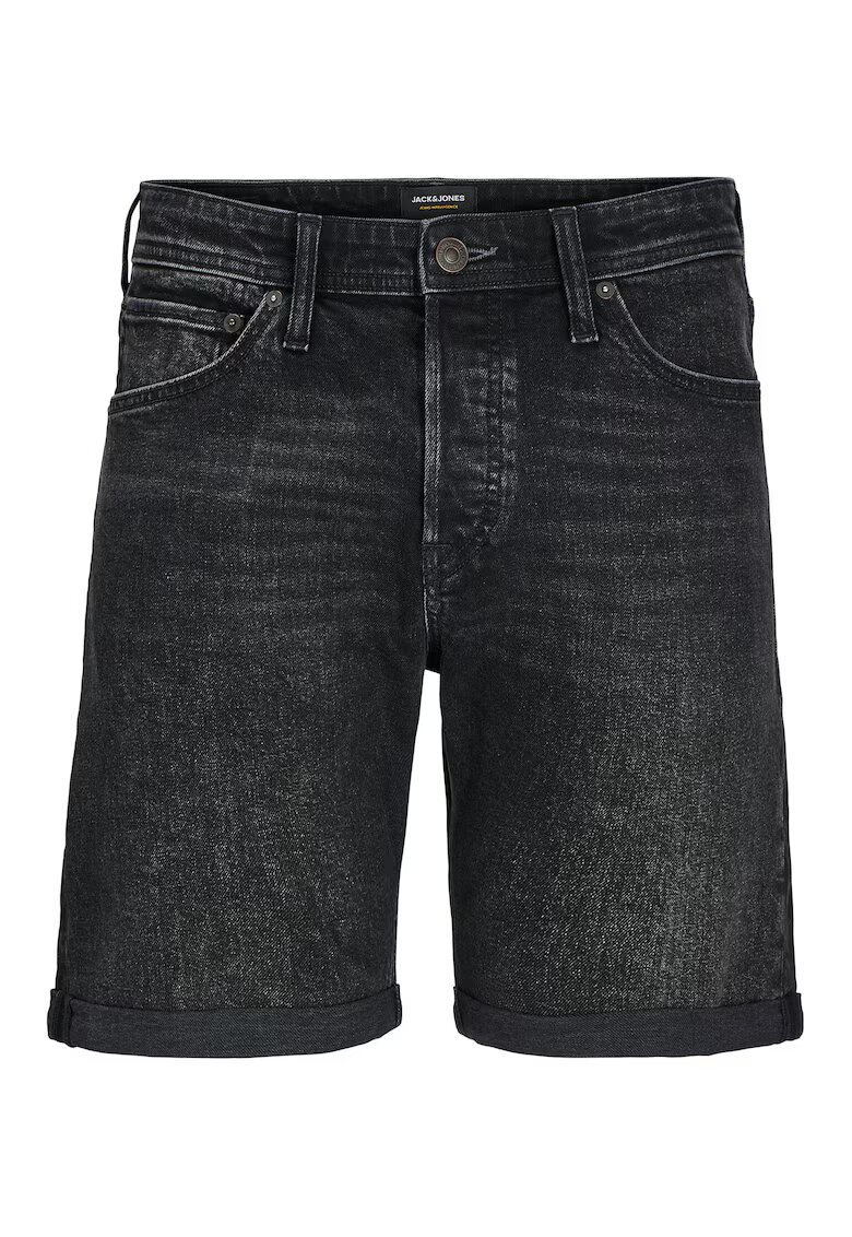 Jack  Jones Pantaloni scurti din denim barbati Jack Jones - 12269612 - Bumbac - Negru - Negru