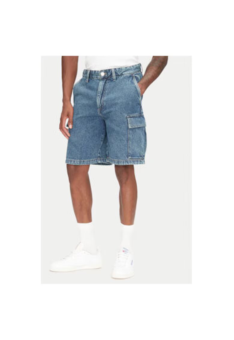Jack  Jones Pantaloni scurti din denim barbati Jack Jones - 12272557 - Bumbac - Albastru - Albastru
