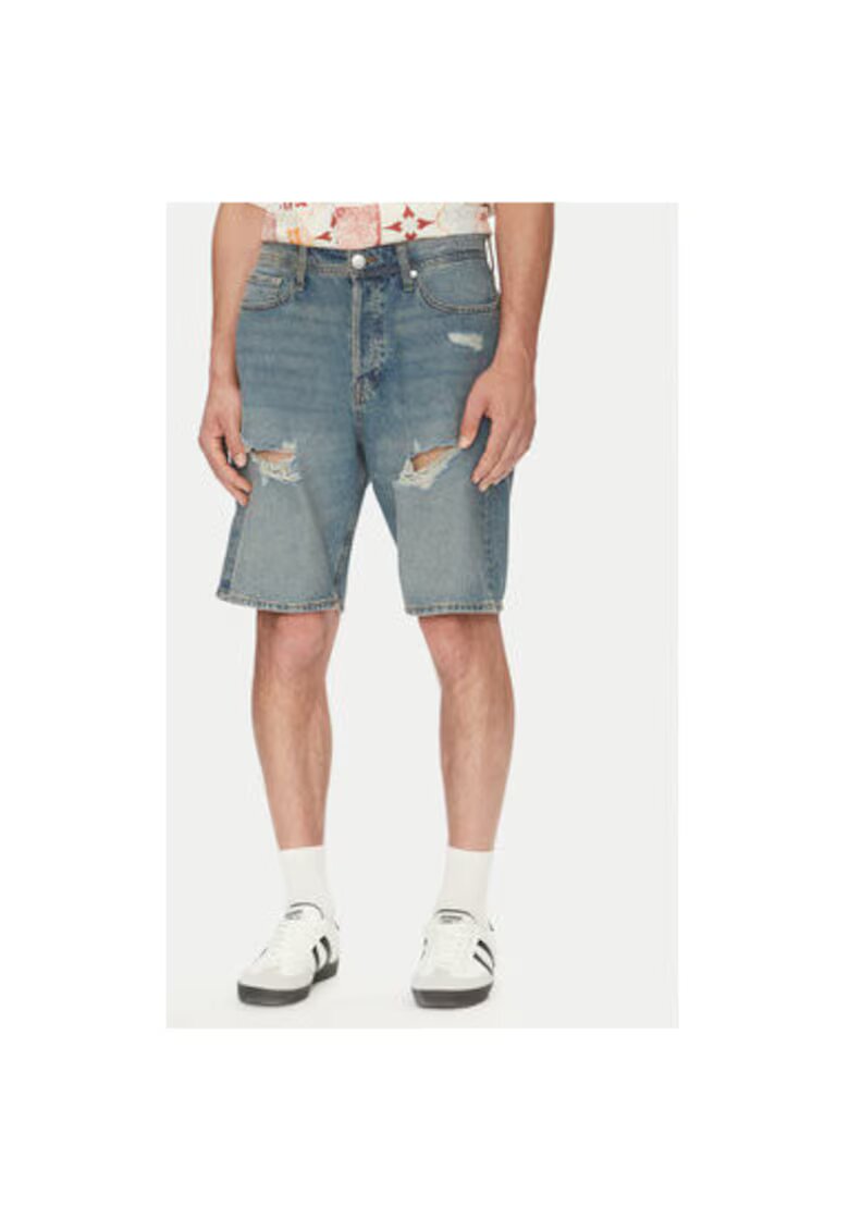 Jack  Jones Pantaloni scurti din denim barbati Jack Jones - 12274957 - Bumbac - Albastru - Albastru