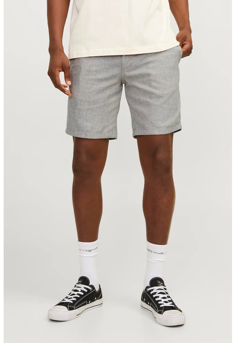 Jack  Jones Pantaloni scurti regular fit din amestec de in Dave - Grej