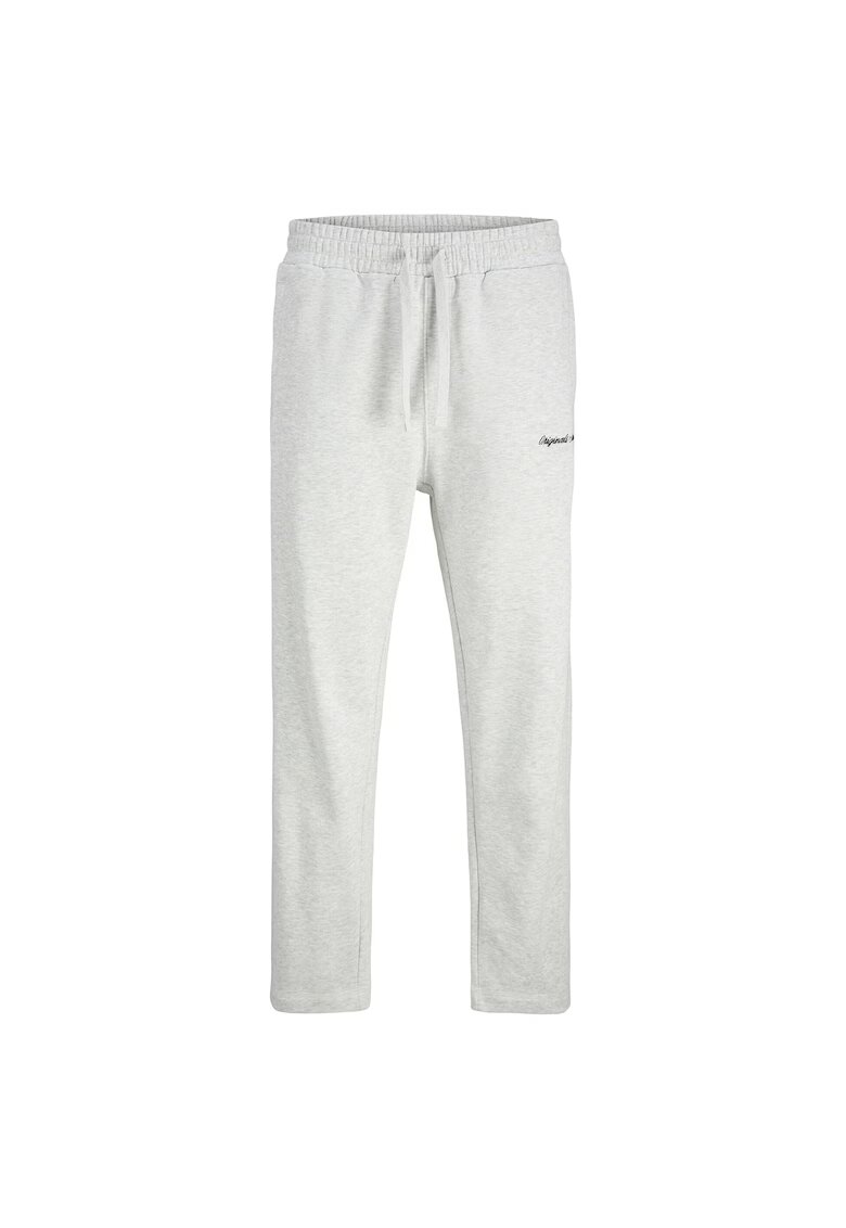 Jack & Jones Pantaloni sport barbati gri deschis - material confortabil