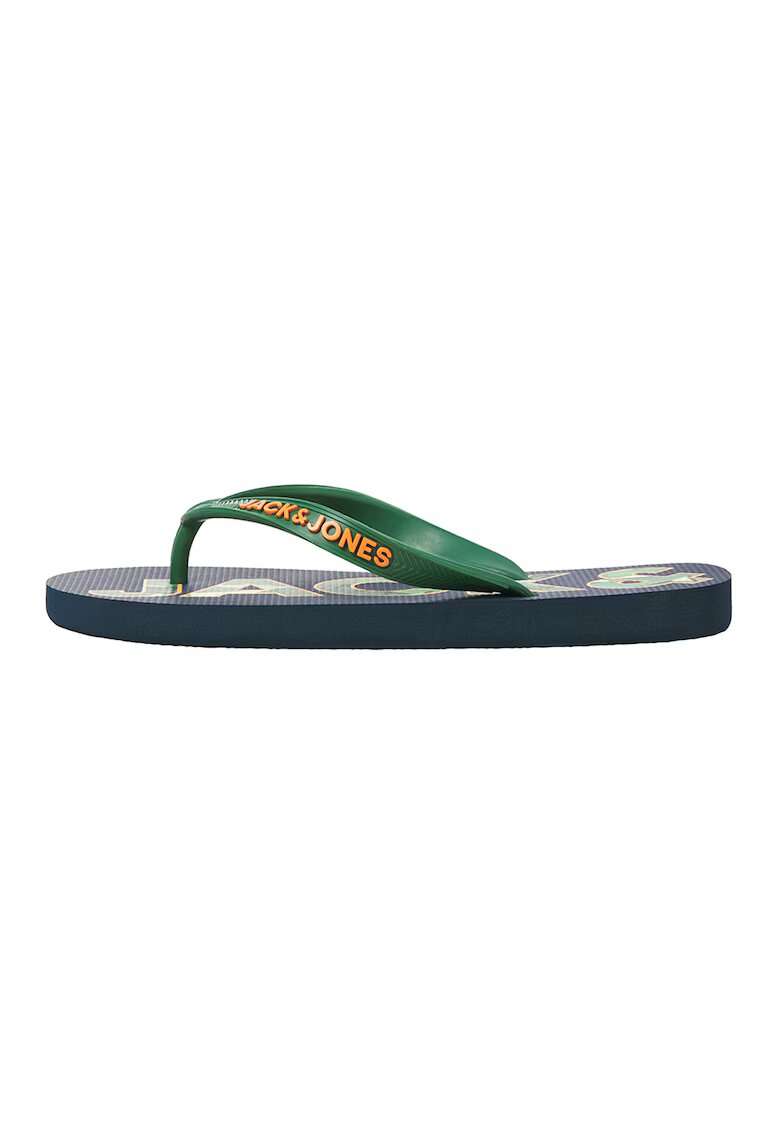 Jack  Jones Papuci flip-flop cu logo - Verde
