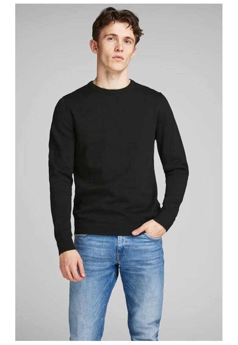 Jack & Jones Pulover barbati - 14354 - Bumbac - Negru