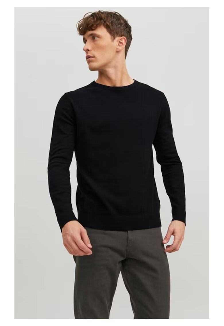Jack  Jones Pulover barbati - 32818 - Bumbac - Negru