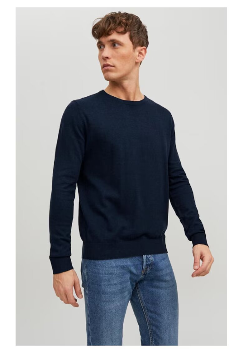 Jack  Jones Pulover barbati - 32825 - Bumbac - Bleumarin