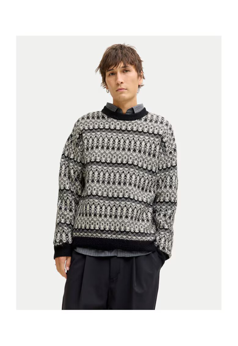 Jack & Jones Pulover barbati Jack Jones - negru
