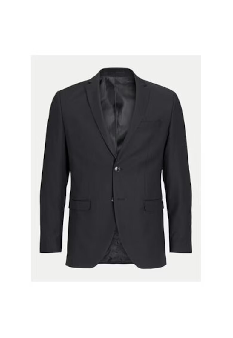 Jack  Jones Sacou barbati - Jack and Jones - 304396458 - Poliester reciclat/Lana - Negru - Negru