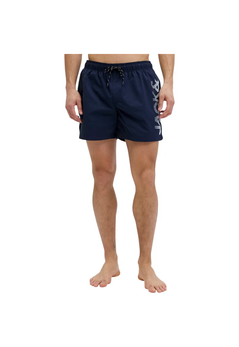 Jack  Jones Short JACK &JONES Maui Swim Slice Logo AKM SN 47847 - Albastru inchis