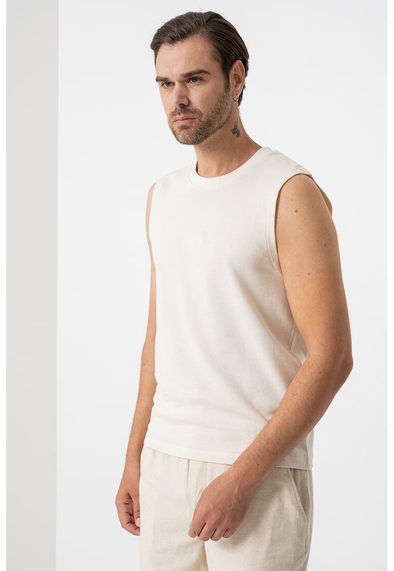Jack  Jones Top tricotat fin - Crem