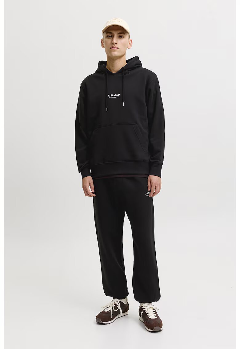 Jack & Jones Trening din amestec de bumbac organic - Negru