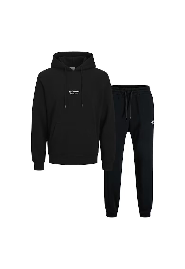 Jack  Jones Trening JACK &JONES Soho Sweat Hood Set Mp 48919 - Negru