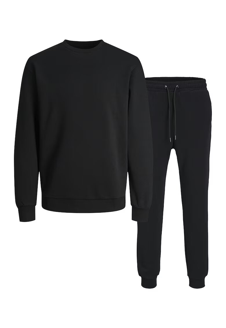 Jack & Jones Trening regular fit din amestec de bumbac - Negru