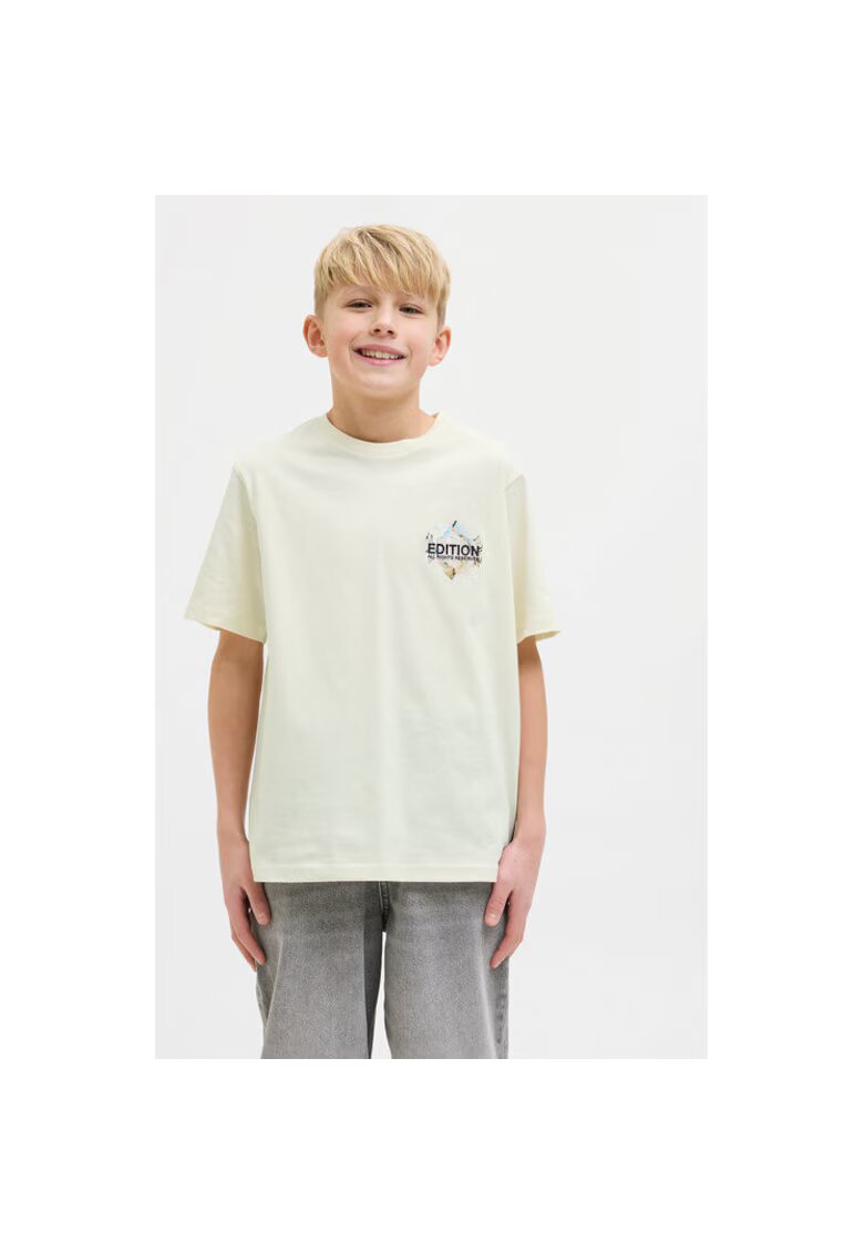 Jack  Jones Tricou baieti - 304808517 - Bumbac - Galben - Galben