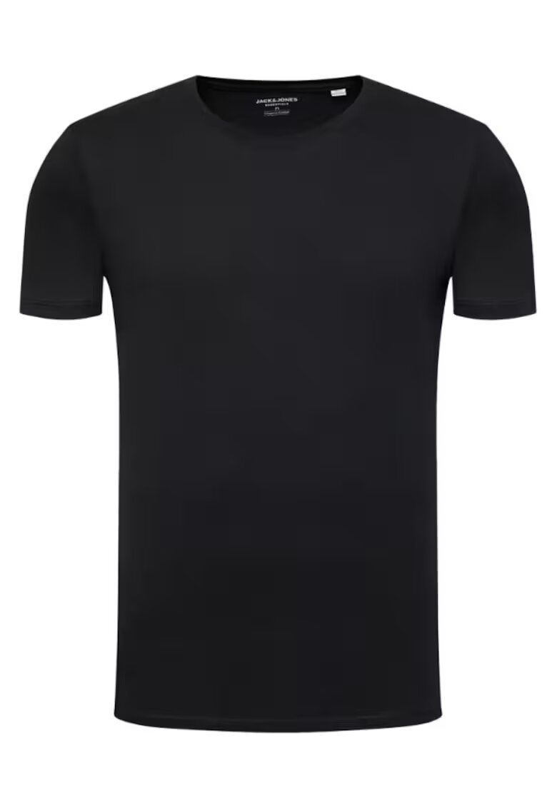 Jack  Jones Tricou barbati - 208514705 - Bumbac - Negru