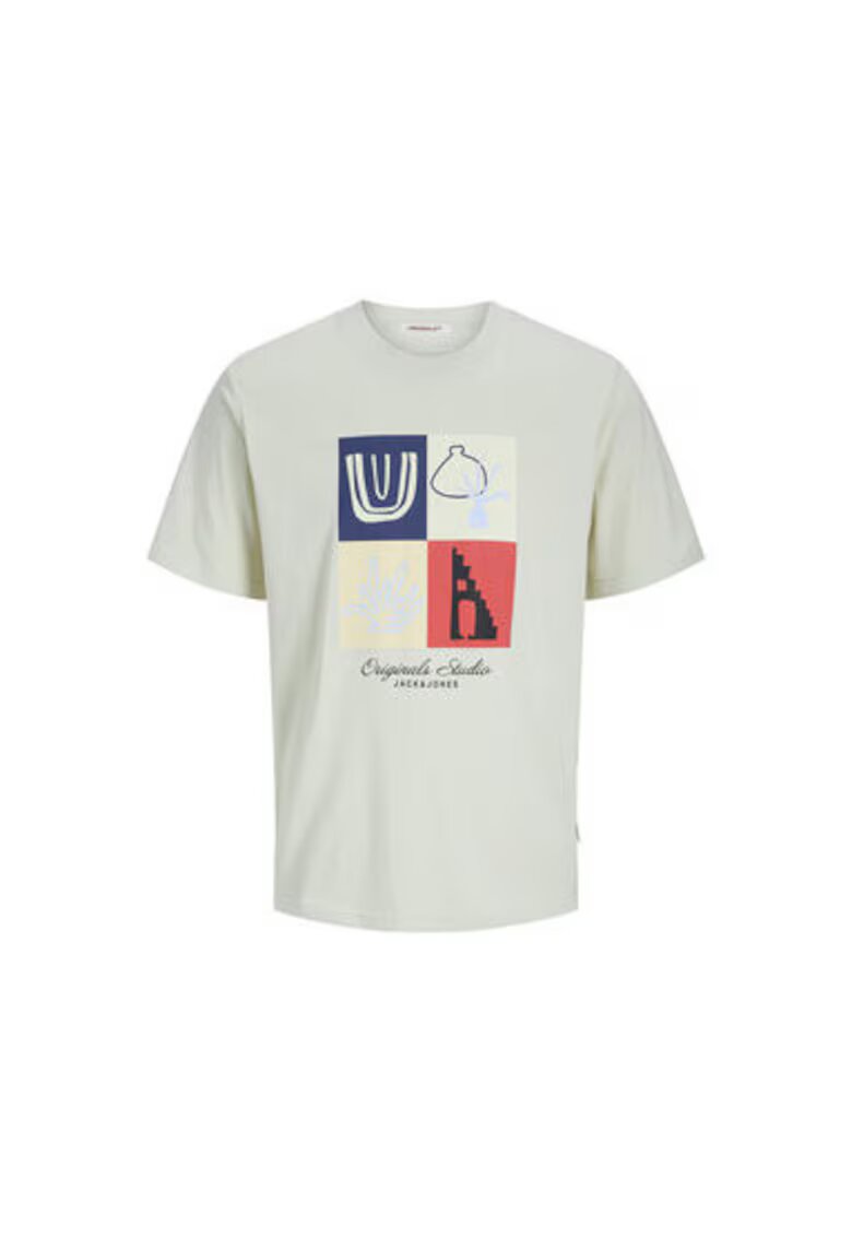 Jack  Jones Tricou barbati Jack Jones - 12277220 - Bumbac - Verde - Verde