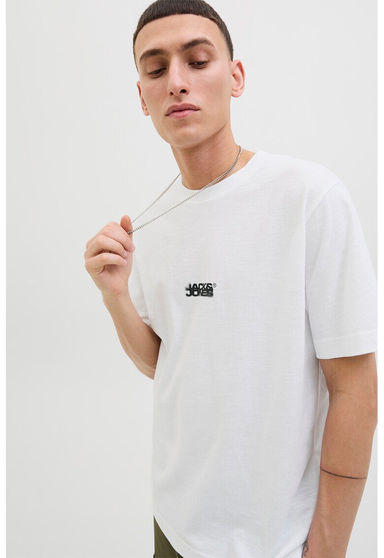 Jack  Jones Tricou cu imprimeu logo - Alb optic