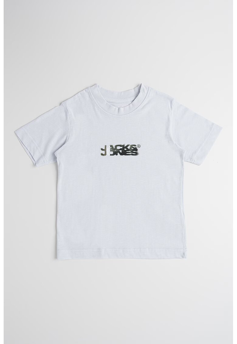 Jack  Jones Tricou cu imprimeu logo discret - Gri deschis melange