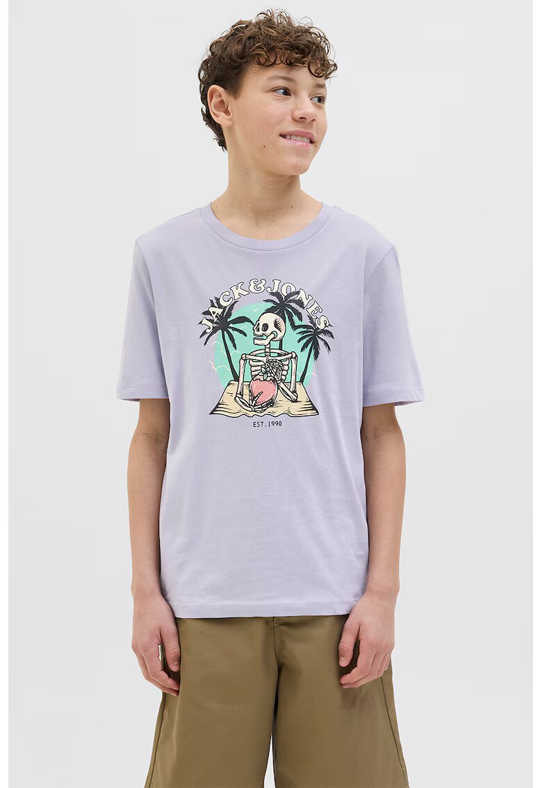 Jack  Jones Tricou cu imprimeu logo si grafic - Lila