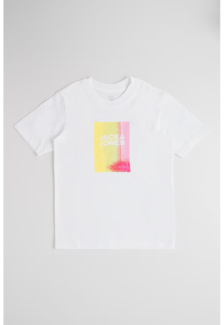Jack  Jones Tricou din bumbac cu imprimeu Varenna - Alb