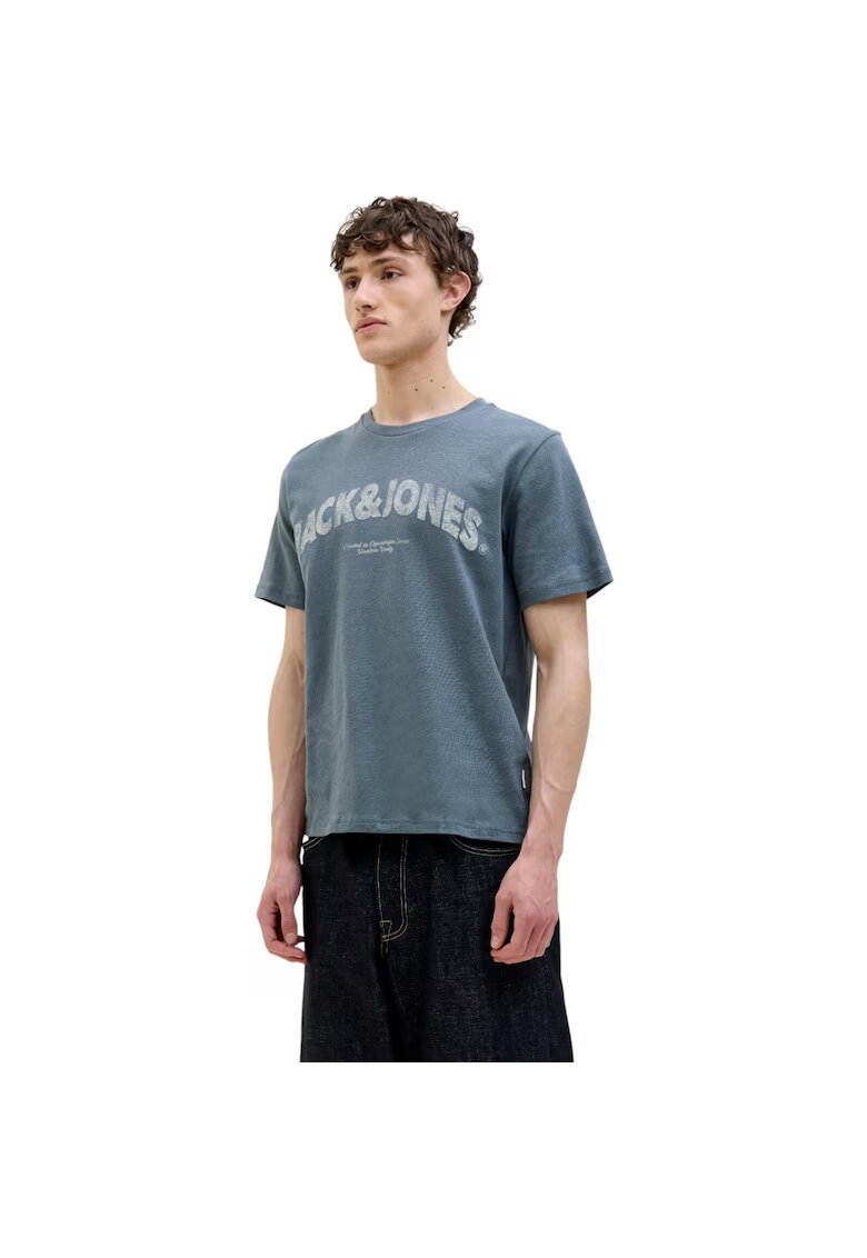Jack  Jones Tricou JACK &JONES Almeria Bold Branding 43790 - Albastru