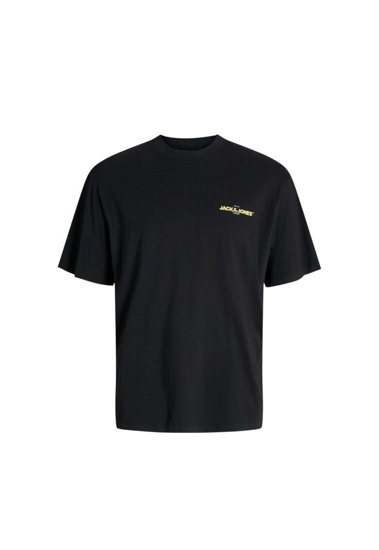 Jack  Jones Tricou JACK &JONES Bradley Graphic O-Neck 48293 - Negru
