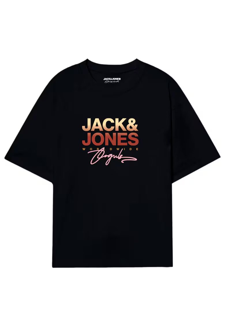 Jack  Jones Tricou JACK &JONES Canggu 45513 - Negru
