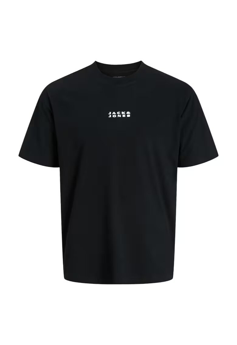 Jack  Jones Tricou JACK &JONES Costance Minimal Text 48849 - Negru