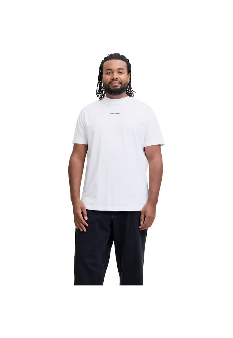 Jack  Jones Tricou JACK &JONES Cover Script Back PLS 50192 - Alb