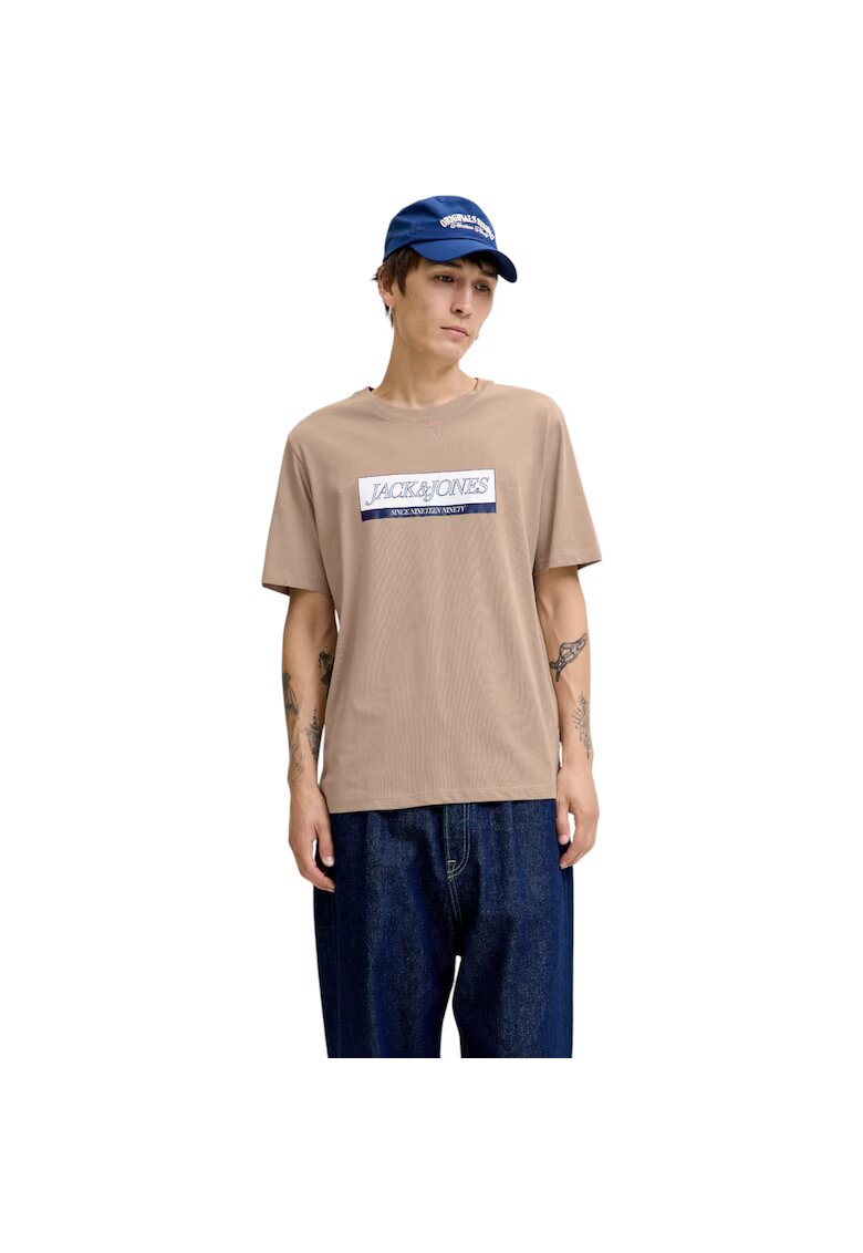 Jack  Jones Tricou JACK &JONES Inwood Block Branding 50181 - Maro