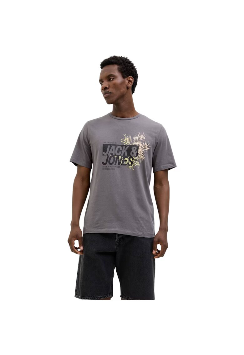 Jack  Jones Tricou JACK &JONES Jaxon LN 45818 - Gri