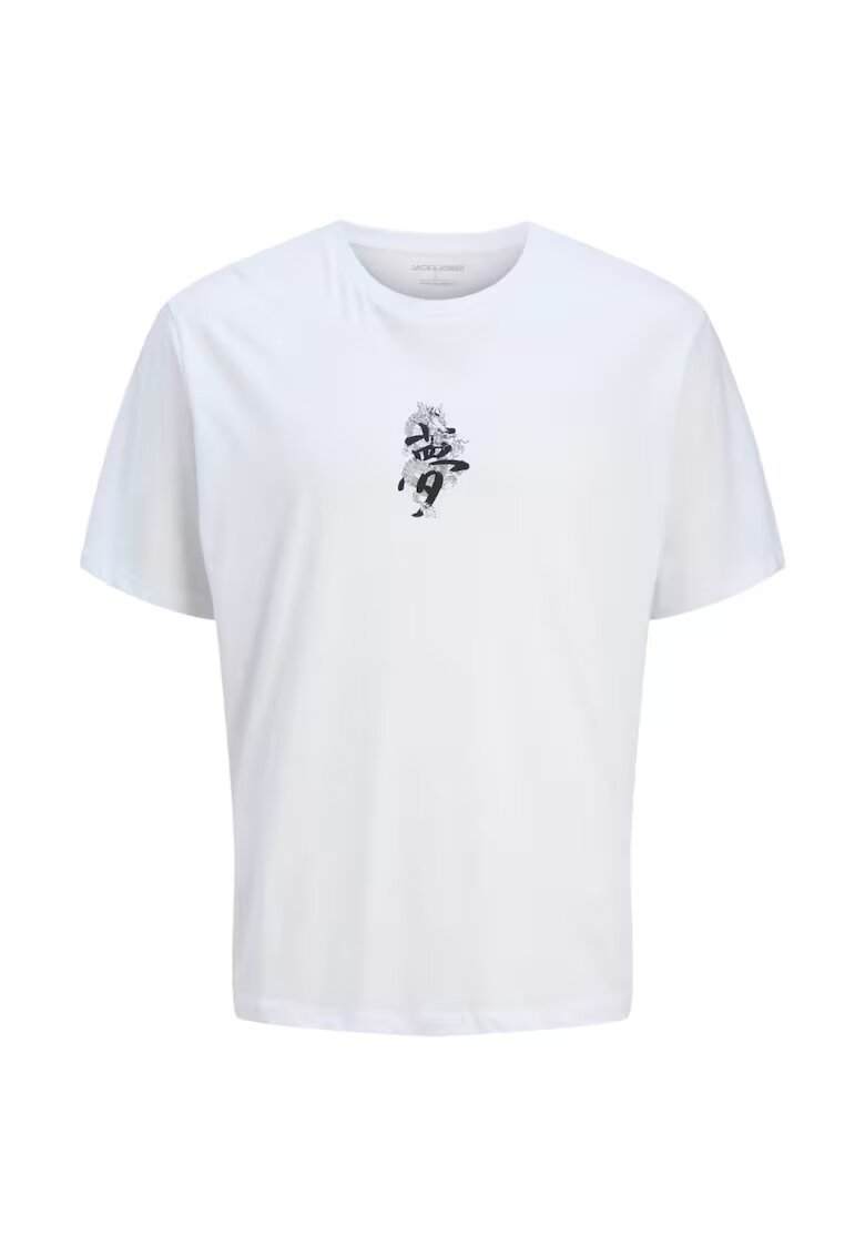 Jack  Jones Tricou JACK &JONES Miko Crew JNR 48383 - Alb