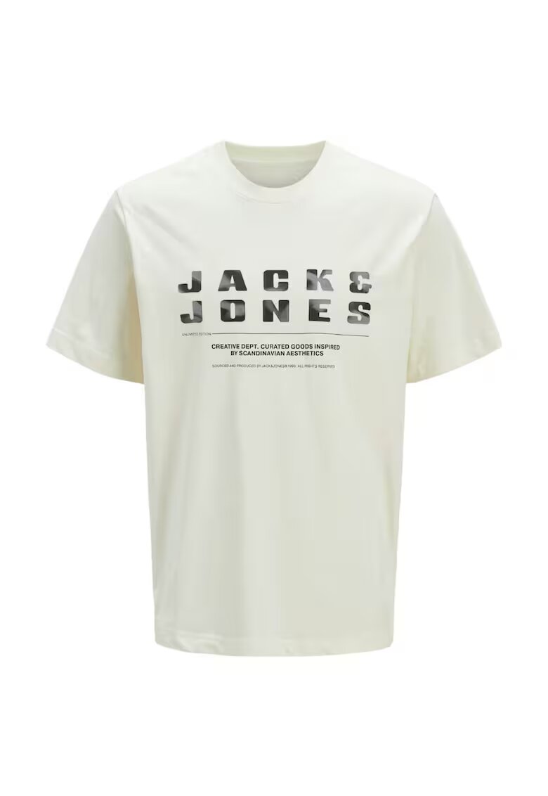 Jack  Jones Tricou JACK &JONES Recharge Front 42688 - Bej