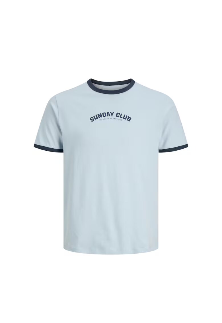 Jack  Jones Tricou JACK &JONES Sunday Club SS25 45865 - Albastru