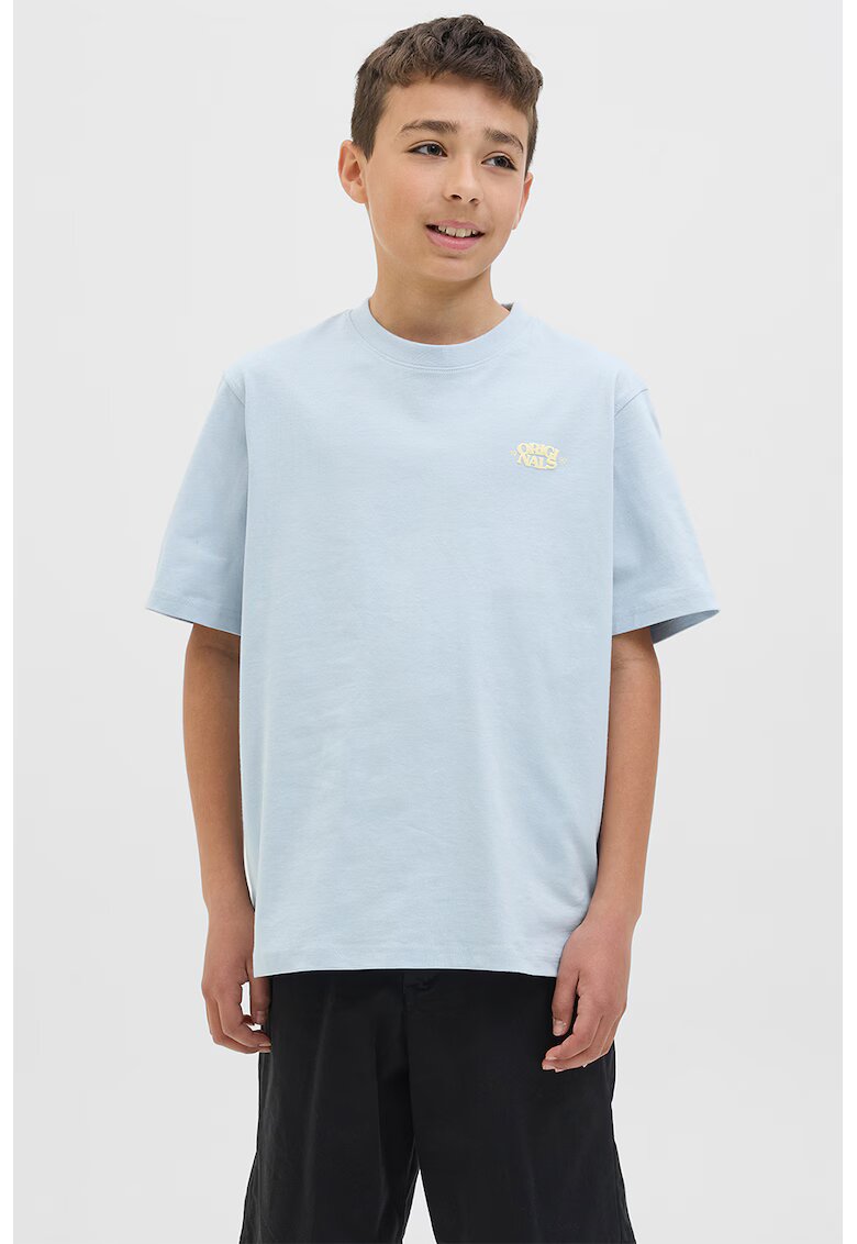 Jack  Jones Tricou lejer din amestec de bumbac organic - Albastru azur