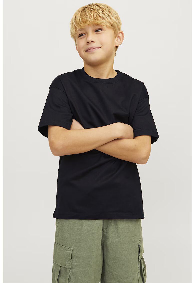 Jack  Jones Tricou lejer din bumbac organic - Negru