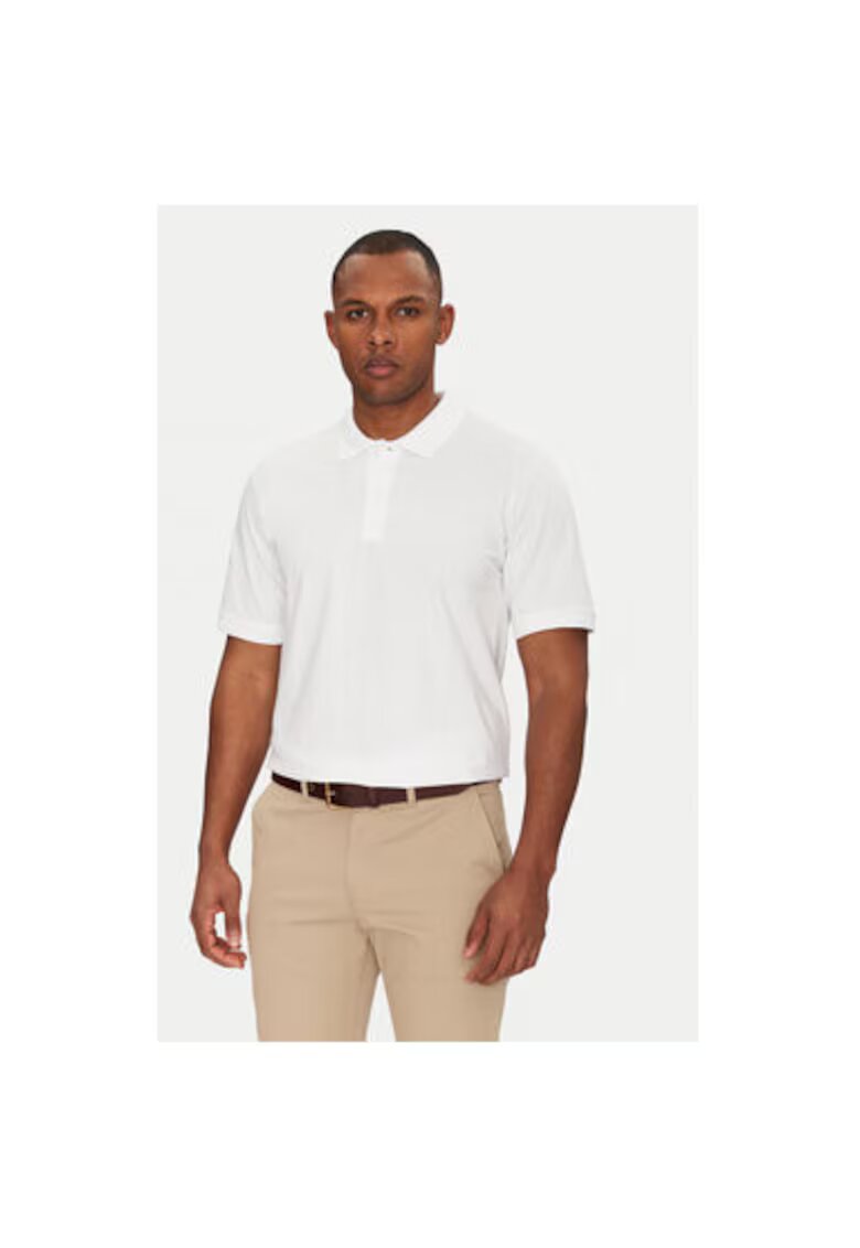 Jack  Jones Tricou polo barbati Jack Jones - 12268227 - Bumbac - Alb - Alb